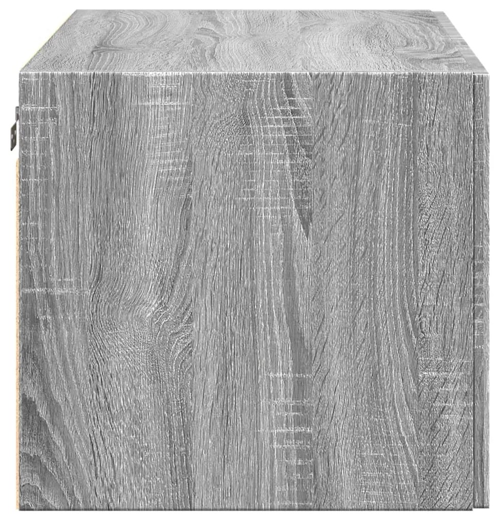 vidaXL Ντουλάπι Τοίχου Γκρι Sonoma 80x42,5x40 εκ. Επεξεργασμένο Ξύλο