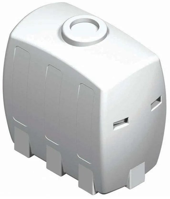 Mytherm Δεξαμενή Νερού Πλαστική, Classic Σ7 Slim, 1300lt Μαύρη/Λευκό, Mytherm THERM-112201