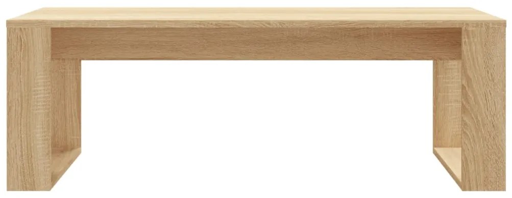 vidaXL Τραπεζάκι Σαλονιού Sonoma Δρυς 102 x 50 x 35 εκ. Επεξεργ. Ξύλο