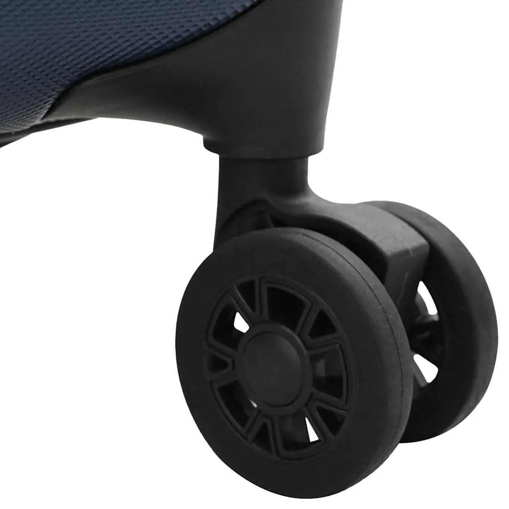 vidaXL Βαλίτσα με κλειδαριά Σκούρο Μπλε 50 x 30 x 76 εκ. ΑΒΣ Πλαστικό