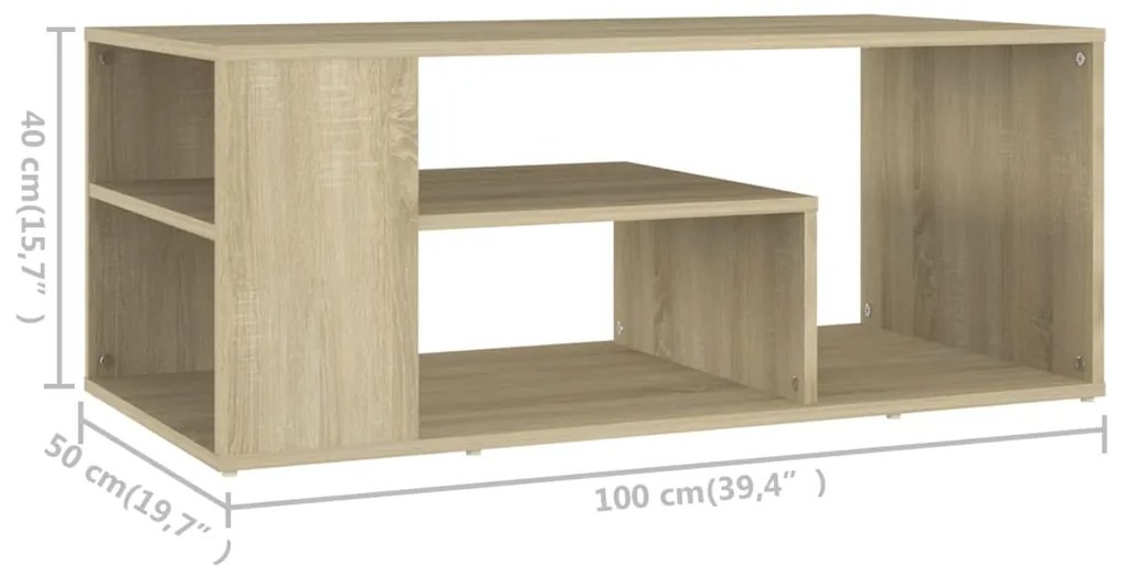 ΤΡΑΠΕΖΑΚΙ ΣΑΛΟΝΙΟΥ SONOMA ΔΡΥΣ 100 X 50 X 40 ΕΚ. ΜΟΡΙΟΣΑΝΙΔΑ 806924