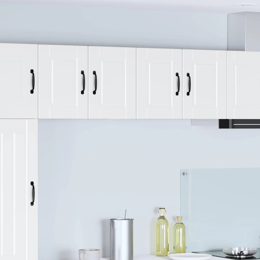 vidaXL Ντουλάπα Κουζίνας με ράφι Επιτοίχιο 2 pcs Λευκό 60 x 31 x 40 εκ