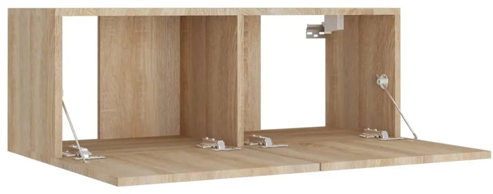 vidaXL Σετ Επίπλων Τηλεόρασης 8 Τεμαχίων Sonoma Δρυς Επεξ. Ξύλο