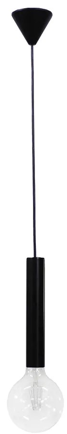 Φωτιστικό Οροφής Μονόφωτο Heronia Minimal 34-0184 Black
