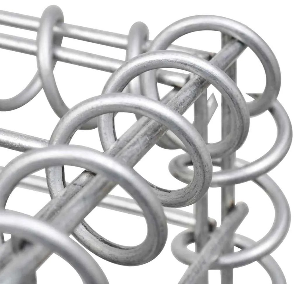 vidaXL Συρματοκιβώτιο 120 x 30 x 50 εκ. από Γαλβανισμένο Χάλυβα