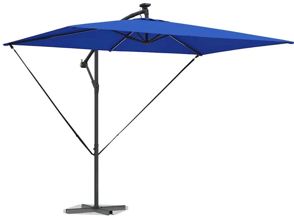 vidaXL Ομπρέλα Cantilever Banana Μπλε 294 x 200 x 254 εκ.
