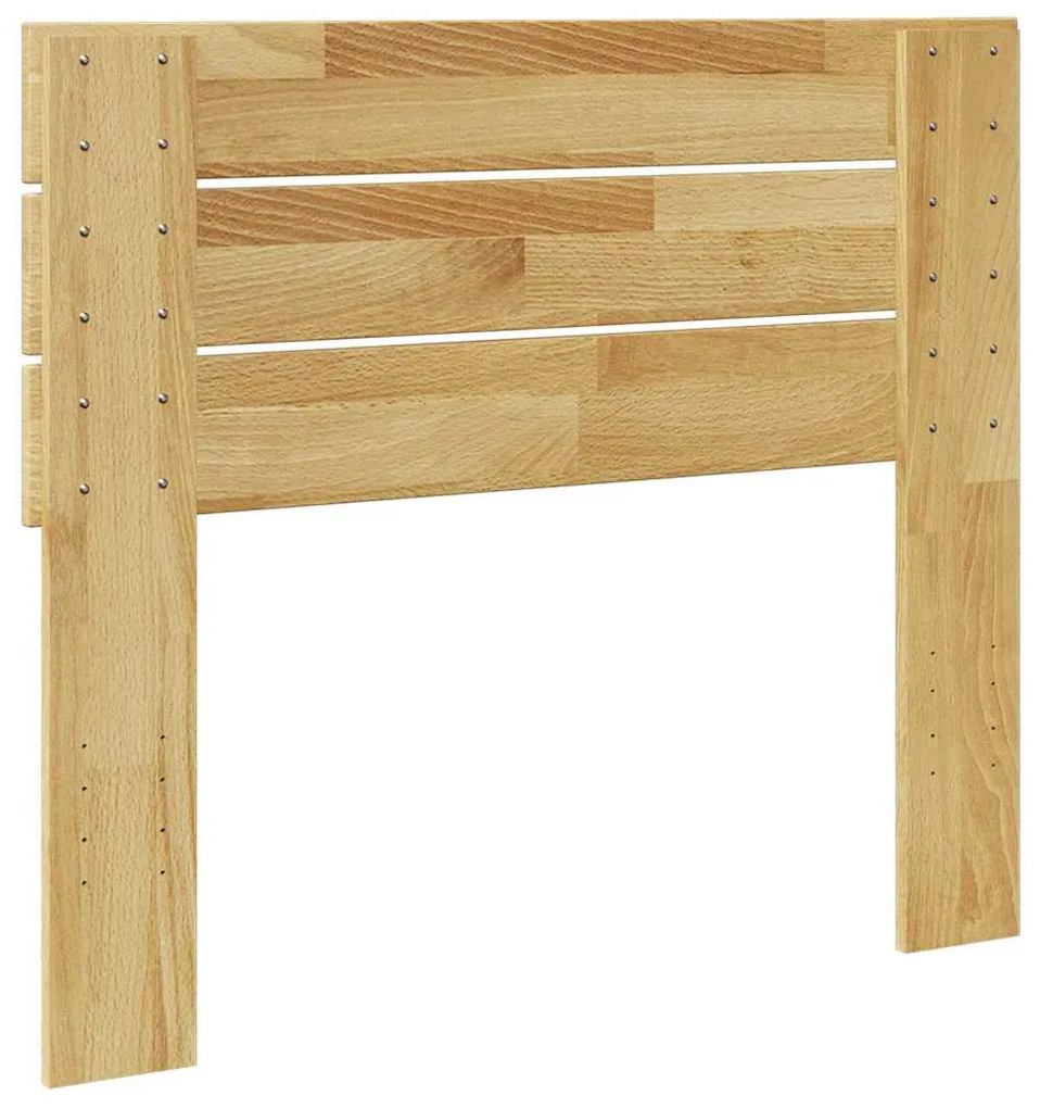 vidaXL κεφαλάρι 75 cm μασίφ ξύλο δρυς