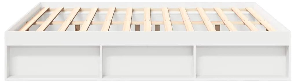 vidaXL Πλαίσιο Κρεβατιού Λευκό 180 x 200 εκ. Super King