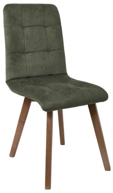 Καρέκλα Τραπεζαρίας NEW T-17 Fylliana Λαδί με Grey Oak πόδια 42x48x87εκ. 2αδα 42x48x87 εκ.