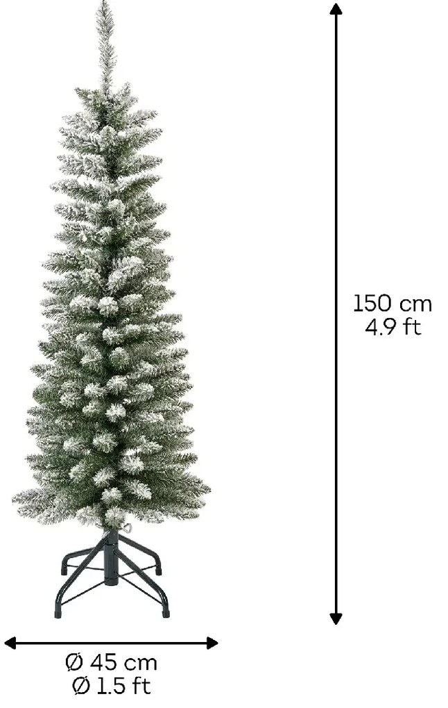 Beauty Home ΧΡΙΣΤΟΥΓΕΝΝΙΑΤΙΚΟ ΔΕΝΤΡΟ SLIM 45 x 150 cm