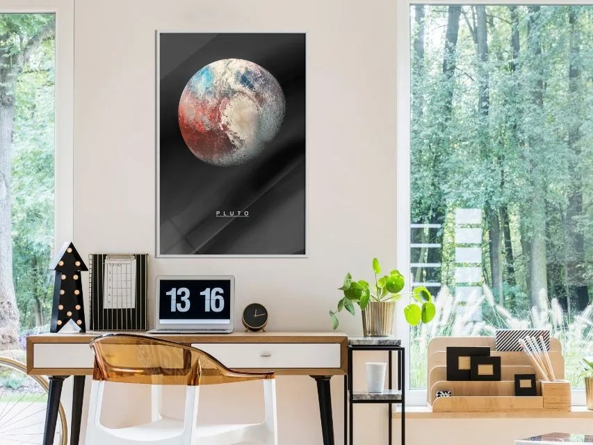 Αφίσα - The Solar System: Pluto - 20x30 - Χρυσό - Χωρίς πασπαρτού