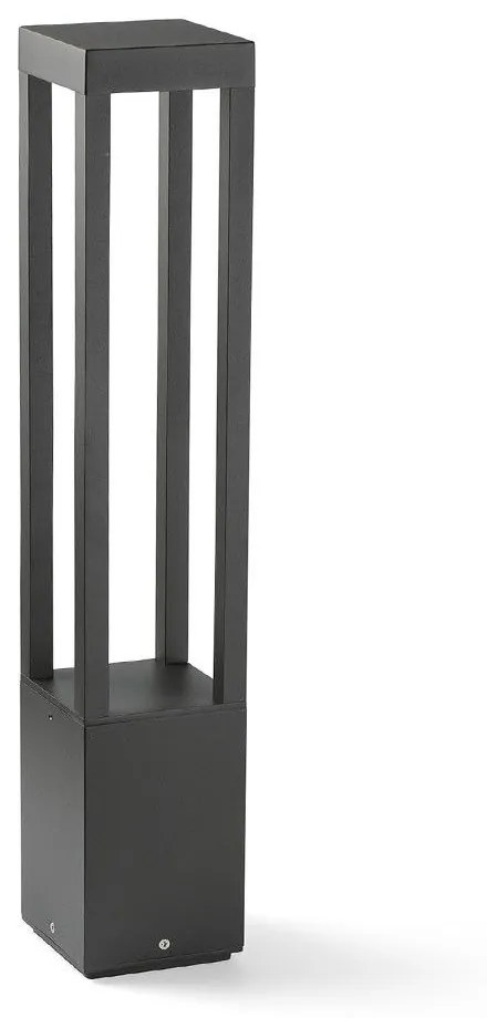 Φωτιστικό Δαπέδου Agra 650 70842 LED 9W 2700K 503lm 10,8x65cm IP55 Dark Grey Faro Barcelona
