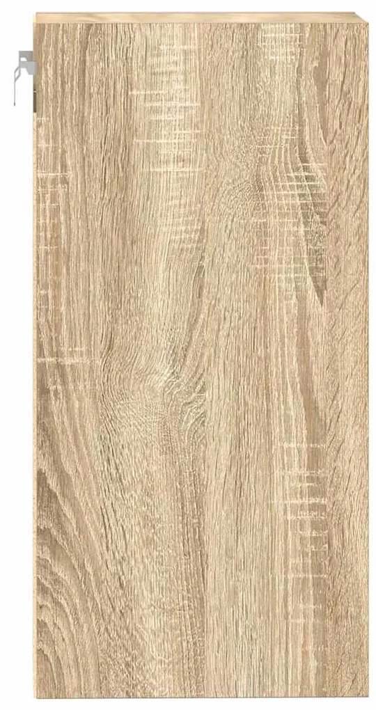 vidaXL κρεμαστό ντουλάπι Sonoma Oak 30x29,5x60 cm Κατασκευασμένο ξύλο