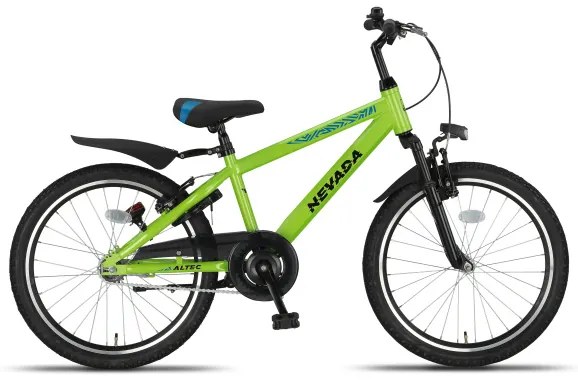 Nevada 22 Inch Junior Rim Brakes Neon GreenAltec