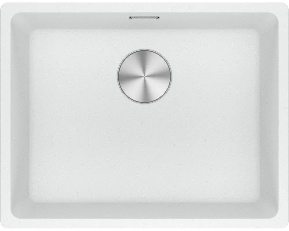 Franke Maris Bowl MRG 210-52 Polar White Flushmount Γρανιτένιος Νεροχύτης 60cm