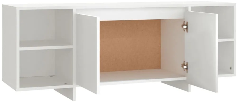 vidaXL Έπιπλο Τηλεόρασης Λευκό 130 x 35 x 50 εκ. από Μοριοσανίδα