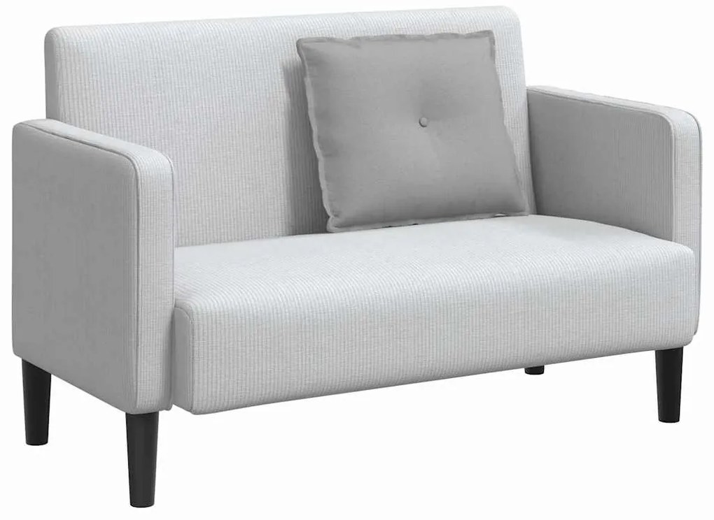 vidaXL Μαξιλάρι Πλάτης Σκίουρος Γκρί 60 x 19 x 50 εκ ύφασμα