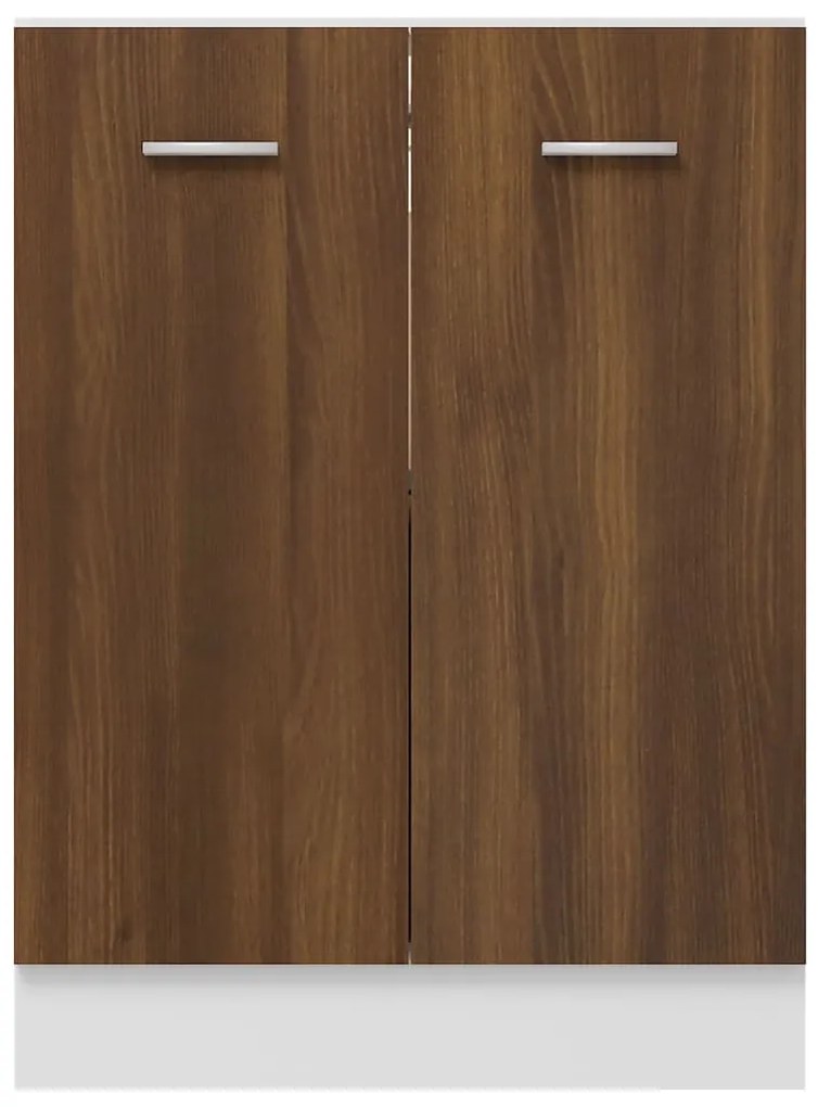 vidaXL Ντουλάπι "Lyon" Καφέ Δρυς 60x46x81,5 εκ. από Τεχνητό Ξύλο