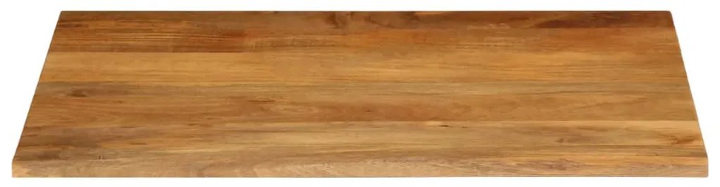 vidaXL Επιφάνεια Τραπεζιού 110x80x3,8 εκ. Live Edge Μασίφ Ξύλο Μάνγκο