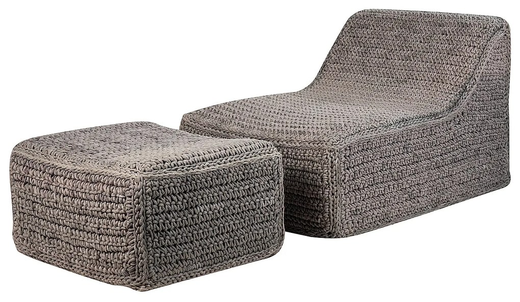 Armchair S Line με υποπόδιο S1301-00N3