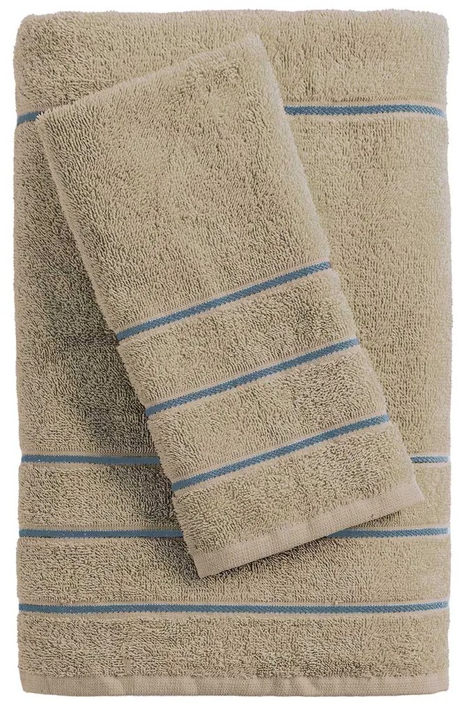 Πετσέτες Μπάνιου (Σετ 3τμχ) Palamaiki Jodi Beige 450gsm