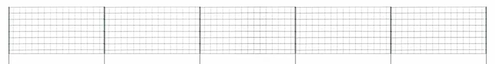 vidaXL Σετ φράχτη για λιμνούλες 5 pcs Πράσινο 100 x 50 cm Ατσάλι