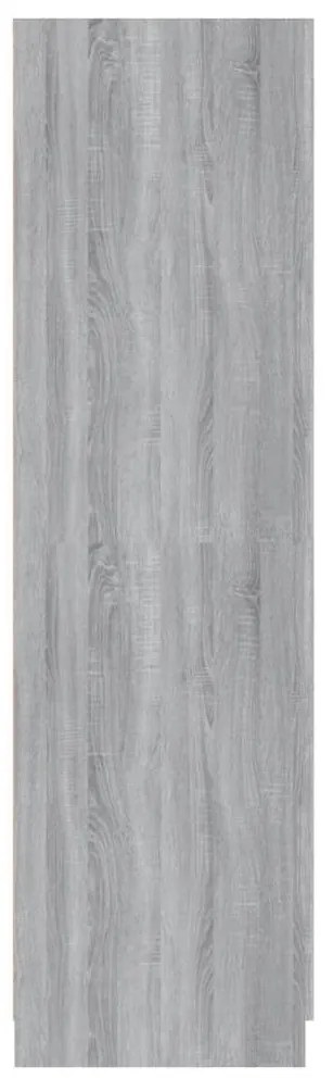 Ντουλάπα Γκρι Sonoma 80 x 52 x 180 εκ. από Επεξεργασμένο Ξύλο - Γκρι