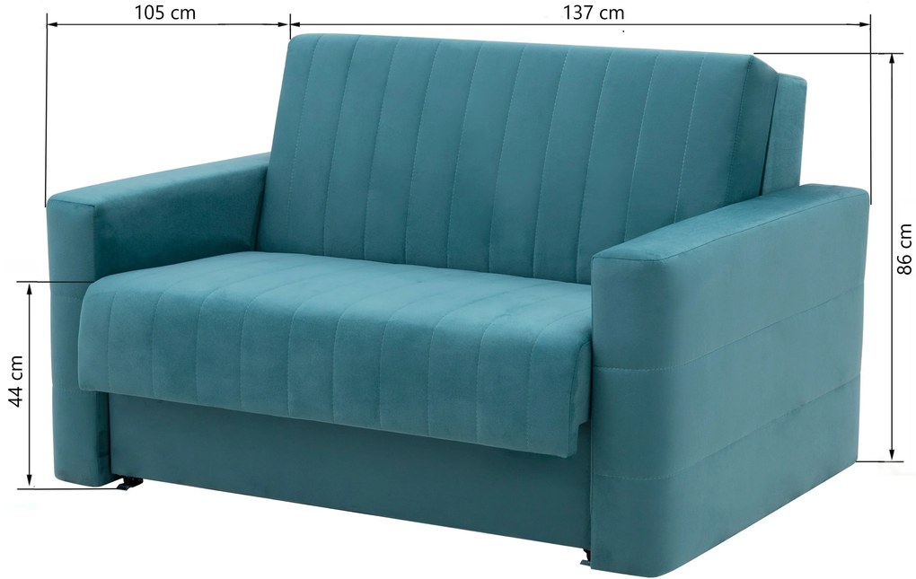 Καναπές - κρεβάτι Chaise-Jean