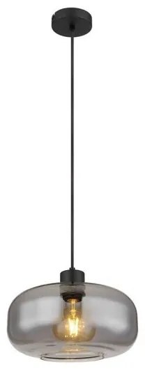 Κρεμαστό Φωτιστικό Οροφής Ε27 Φ28 Giuseppe Globo Lighting-15566H-Φιμέ/Smoke 15566H