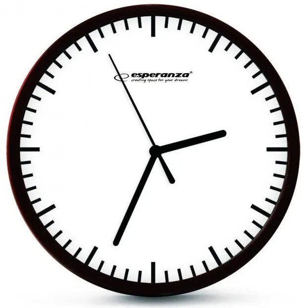 Ρολόι Τοίχου Budapest 20cm Λευκό EHC010W ESPERANZA EHC010W
