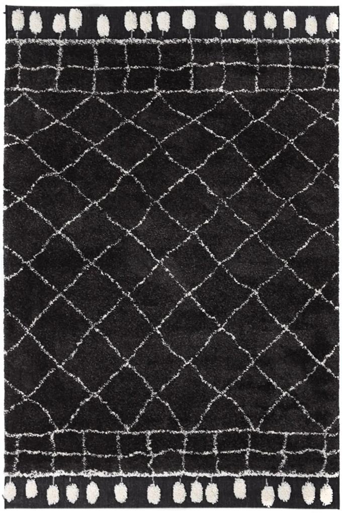 Χαλί Fara 65217/699 Black-White Royal Carpet 80X150cm