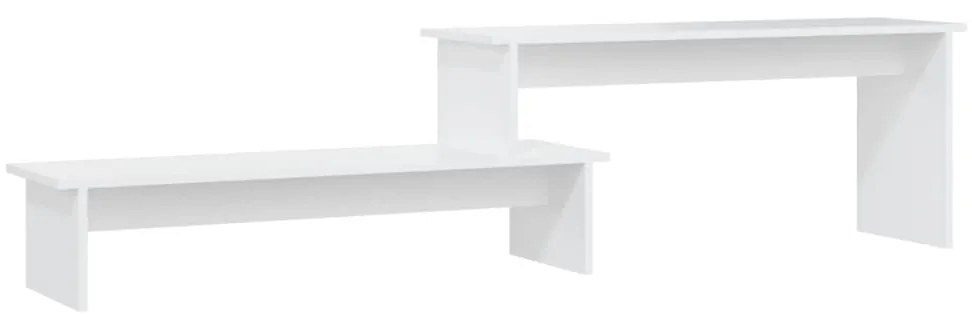 vidaXL Έπιπλο Τηλεόρασης Λευκό 180 x 30 x 43 εκ. από Επεξ. Ξύλο