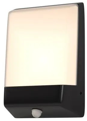 Απλίκα Φωτιστικό Τοίχου LED 9W Ανθρακί IP44 Ανιχνευτής Κίνησης Αισθητήρας Row O448WL-L9GF3KSR Maytoni O448WL-L9GF3KSR Ανθρακί