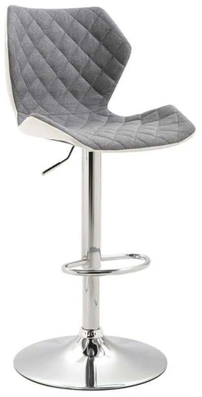 Σκαμπό Μπαρ 90 Grey (Σ2) 43.2207 Metal,Fabric,Pu