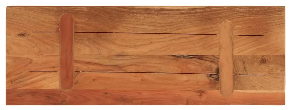 vidaXL Επιφάνεια Τραπεζιού Ορθογώνια 80x20x2,5 εκ. Μασίφ Ξύλο Ακακίας