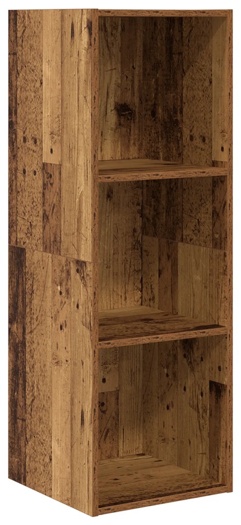 vidaXL Σετ επίπλου τηλεόρασης 4 pcs Παλιό ξύλο 37 x 37 x 142.5 εκ
