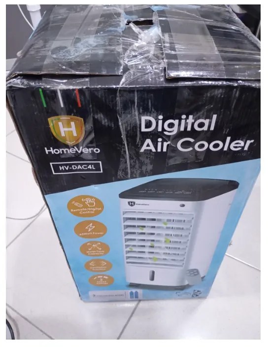 HomeVero Ψηφιακό Air Cooler 65W Με Χωρητικότητα Δεξαμενής 4L HV-DAC4L