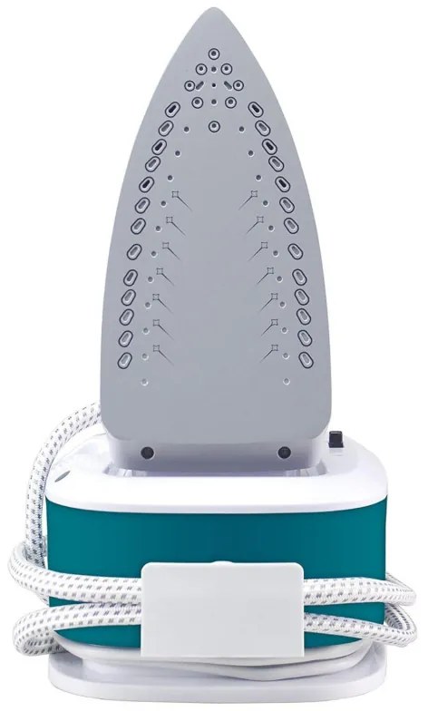 Σίδερο Beper P204CAL200, 2250W, Κεραμική πλάκα, Θερμοστάτης, Φίλτρο, Συνεχής κύκλος, Λευκό/Μπλε-Πράσινο