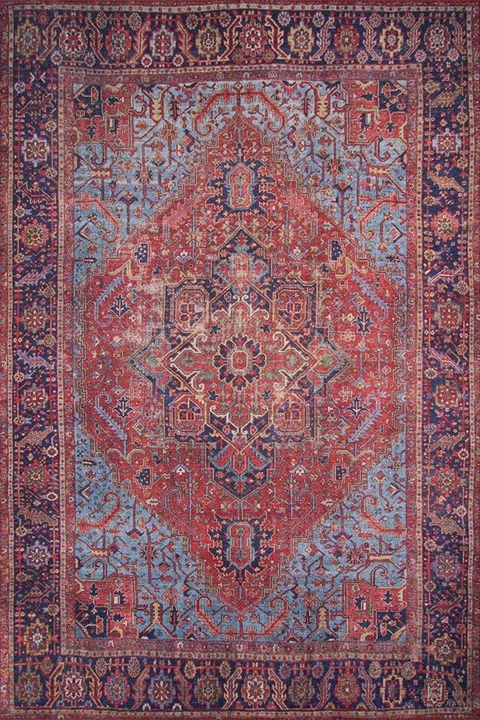 Χαλί Blues AL 162 Red-Blue Conceptum Hypnose 150X230cm