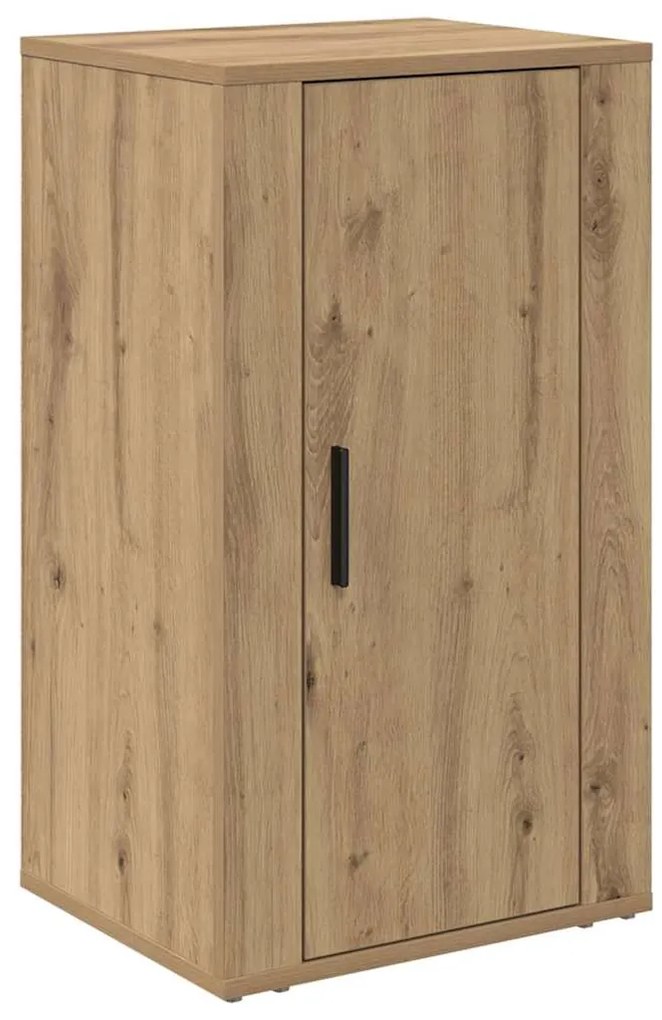 vidaXL Πλαϊνό γραφείο artisan δρυς 40 x 33 x 70 εκ. Επεξεργασμένο ξύλο