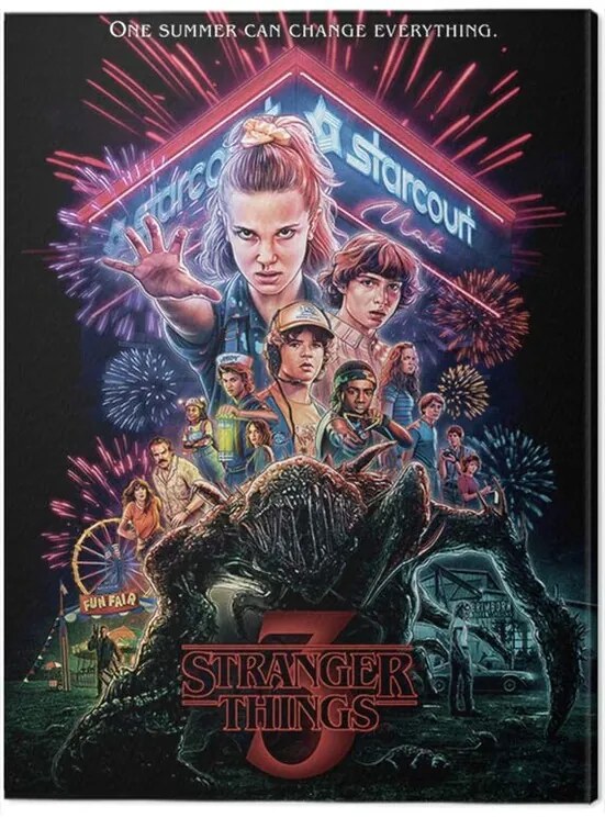 Εκτύπωση καμβά Stranger Things - Summer of 85