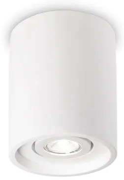 Σποτ Φωτιστικό Οροφής 1xGU10 Λευκό Downlight Γύψος Oak 150420 Ideal Lux 150420
