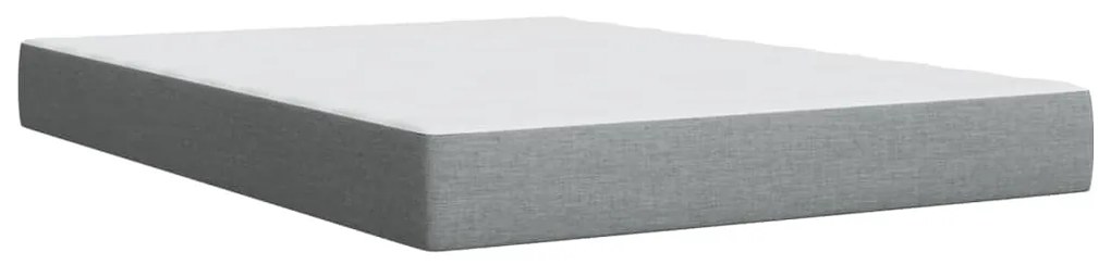 ΚΡΕΒΑΤΙ BOXSPRING ΜΕ ΣΤΡΩΜΑ ΑΝΟΙΧΤΟ ΓΚΡΙ 140X200 ΕΚ. ΥΦΑΣΜΑΤΙΝΟ 3289779