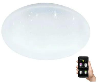 Eglo Totari Κλασική Μεταλλική Πλαφονιέρα Οροφής με Ενσωματωμένο LED σε Λευκό χρώμα 38cm 900001
