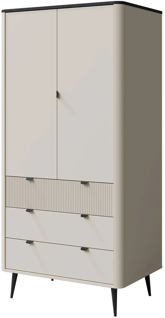 Ντουλάπα Marly Reg δίφυλλη - 90.00Χ40.00Χ191.00cm