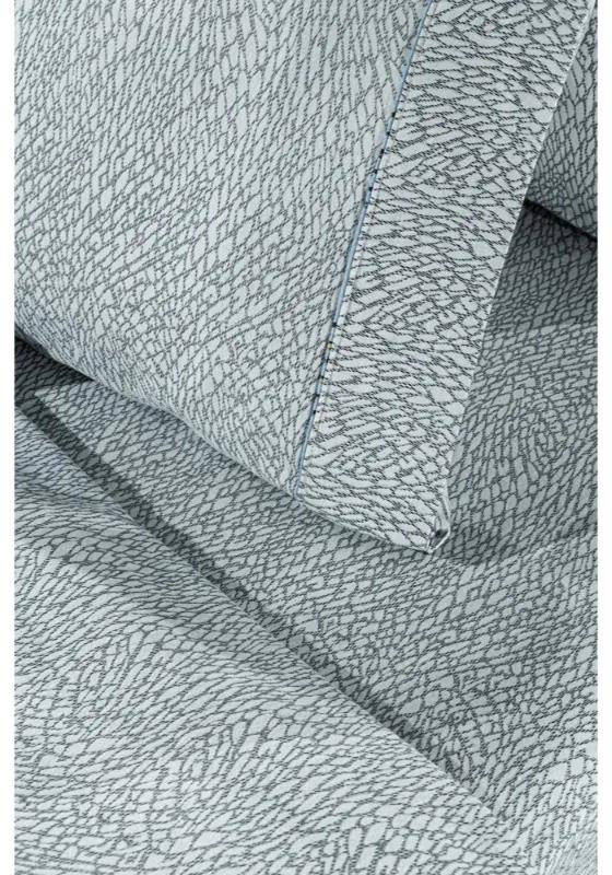 Σετ Παπλωματοθήκη Υπέρδιπλη Φανελένια Ava Cement 1x(225x245) + 2x(50x70) - Guy Laroche