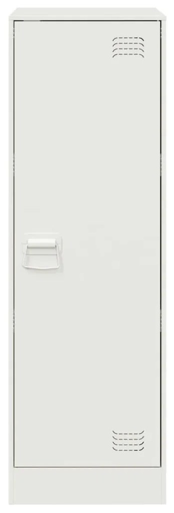 vidaXL Μπουφές Λευκός 34,5x39x107 εκ. από Ατσάλι