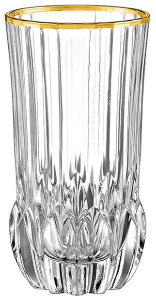 Ποτήρι Νερού 400ml Χρυσή Ρίγα Adagio - RCR - 6 ΤΜΧ