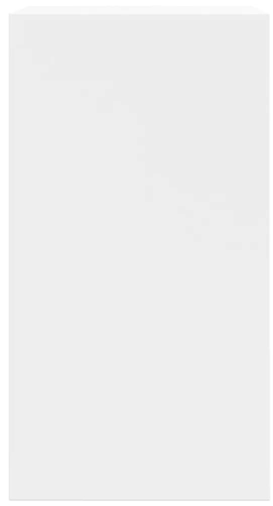 Παπουτσοθήκη Λευκή 60x34x63,5 εκ. από Επεξεργασμένο Ξύλο - Λευκό