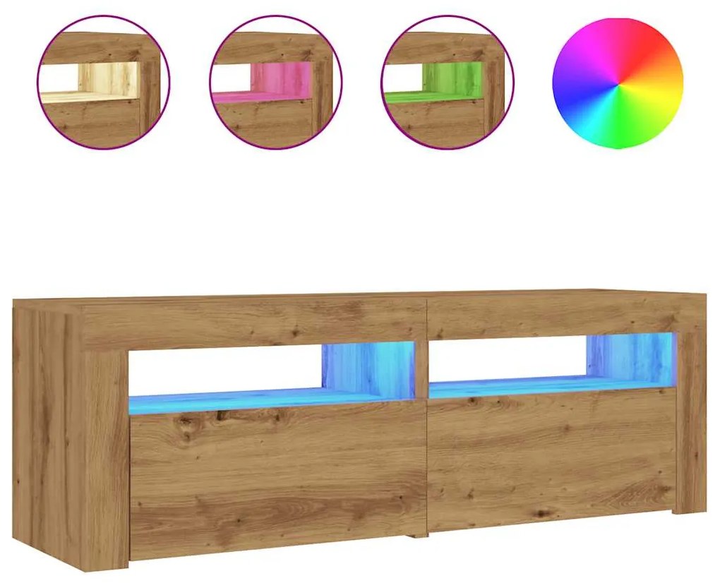 ΈΠΙΠΛΟ ΤΗΛΕΟΡΑΣΗΣ ΜΕ LED ΑΡΤΙΣΙΑΝΗ ΔΡΥΣ 120X35X40 ΕΚ ΕΠΕΞ.ΞΥΛΟ 856320